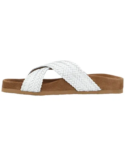 Dragon Diffusion Leather Sandal In White