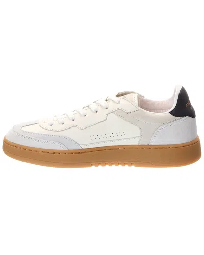 Axel Arigato Dice T-toe White Low Top Sneakers With Logo Patch On The Tongue And Logo Lettering On The Rear In Le