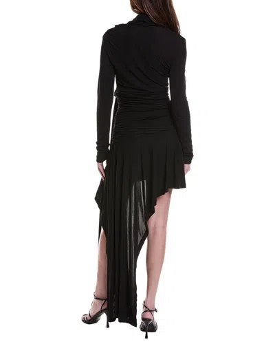 Christopher Esber Interlock Jersey Drape Dress In Black