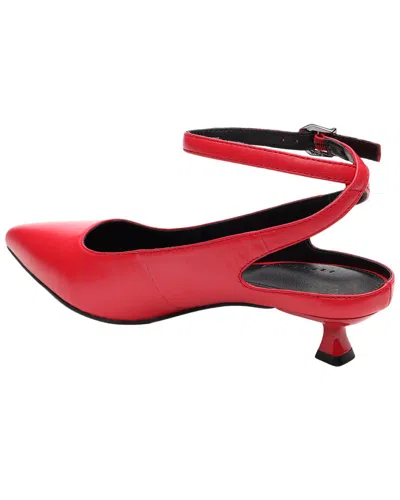 Sanctuary Magic Leather Pump In Red