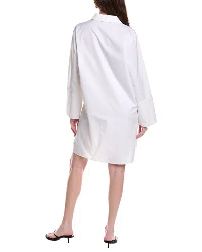 Fforme River Oversized Cotton-poplin Shirt In White