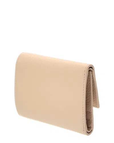Bally Zandra Leather Card Case In Brown