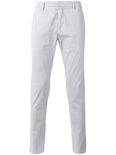 Shop Dondup Tapered Trousers - Grey