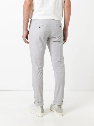 Shop Dondup Tapered Trousers - Grey