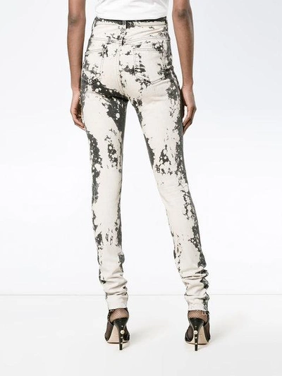 Shop Gucci Embroidered Skinny Jeans