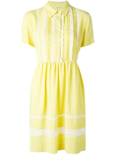 Shop P.a.r.o.s.h Anja Dress In Yellow
