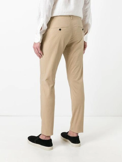 Shop Dondup Tapered Trousers - Neutrals