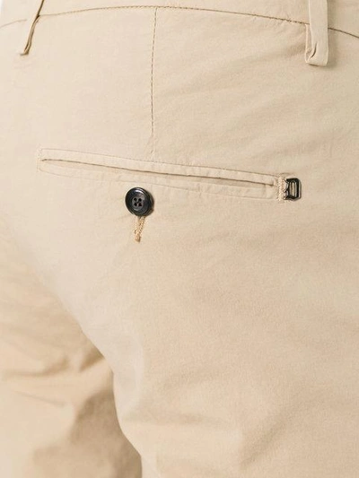 Shop Dondup Tapered Trousers - Neutrals