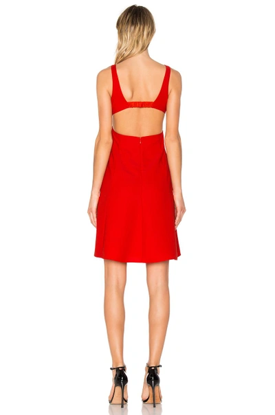 Shop Alexander Wang T Bralette Midi Dress In Red