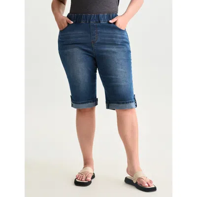 Bloomchic Pull-on Stretchy Denim Shorts