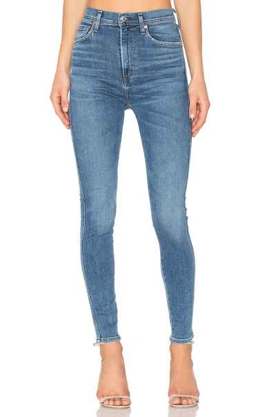 Agolde Sophie High Waist Crop Skinny Jeans In Adore