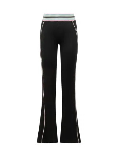 Off-white Black Slim Flat Front Pants In Black
