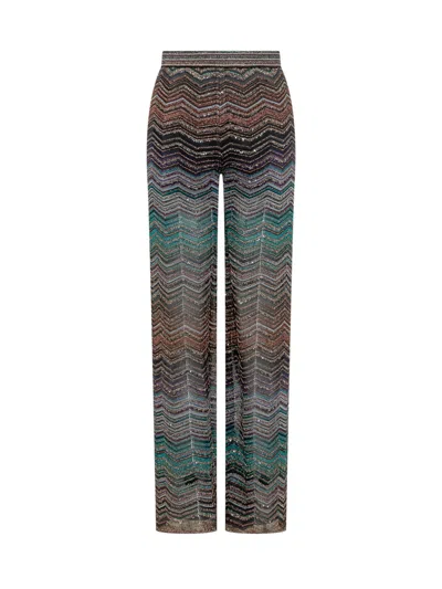 Missoni Multicolor Relaxed Elasticated Pants In Multi
