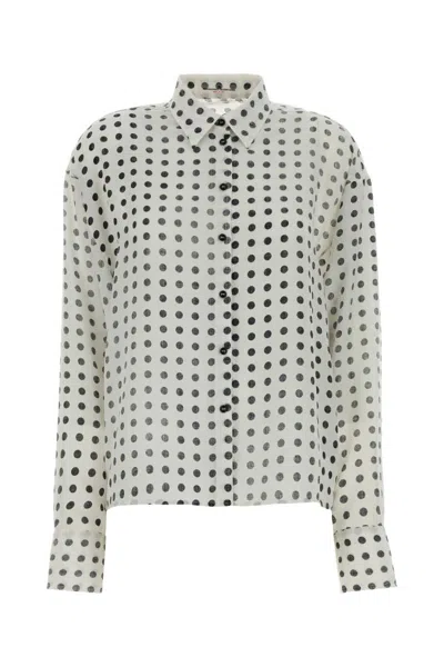Ermanno Scervino Polka-dot Button-up Shirt In Multicolor