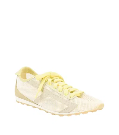 Jacquemus Low Top Sneakers Suede Mesh Rubber Sole In Animal Print