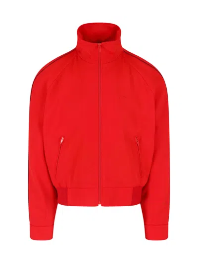 Marni Zip-up Jacket In Virgin Wool In Red