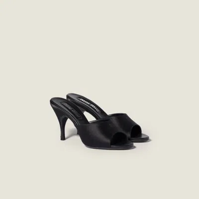 Miu Miu Satin Sandals In Multi