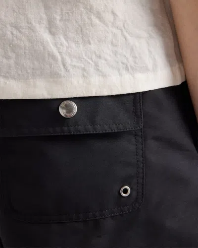 Prada Re-nylon Drawstring Shorts In Black