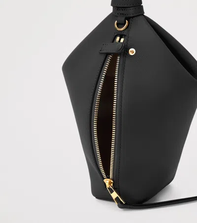 Loewe Leather Scarf Backpack In Black