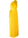 Dsquared2 La Mirage Maxi Dress In Yellow