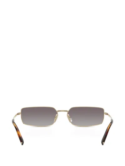 Prada Rectangle-frame Sunglasses In Brown