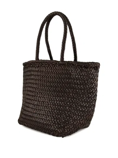 Dragon Diffusion Small Grace Tote Bag In Brown