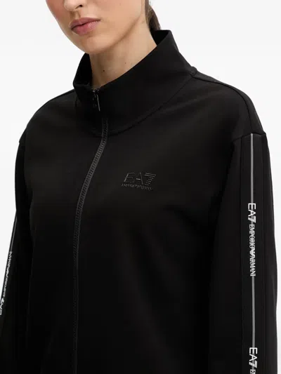 Ea7 Logo Series Sweatshirt In Black