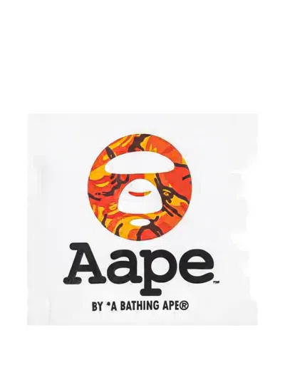 A Bathing Ape Moonface-print T-shirt In White