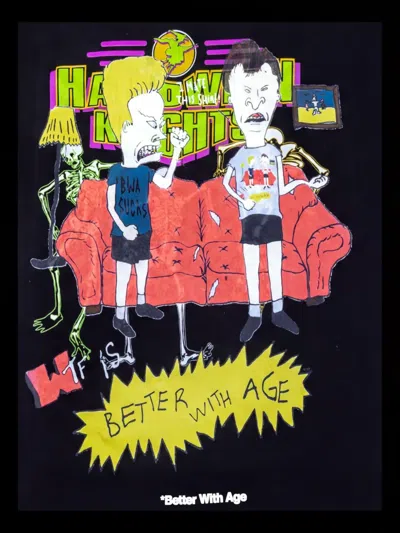 Better With Age Graphic-print T-shirt In Black