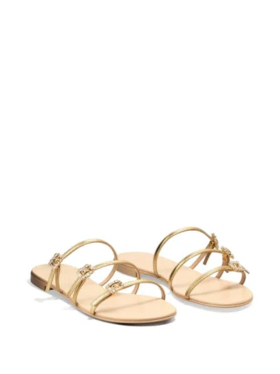 Temperley London Eclipse Flat Sandals In Multi
