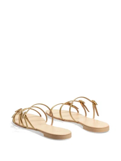 Temperley London Eclipse Flat Sandals In Multi