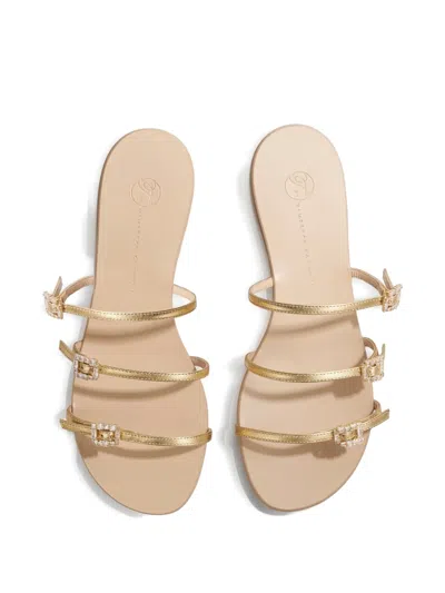 Temperley London Eclipse Flat Sandals In Multi