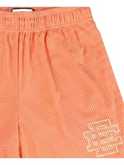 Eric Emanuel Mesh Shorts In Orange