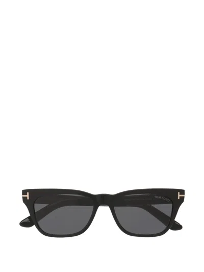 Tom Ford Penn-02 Rectangle-frame Sunglasses In Transparent