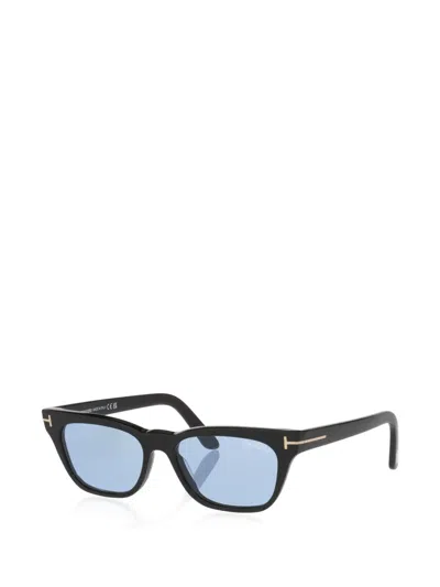 Tom Ford Penn-02 Rectangle-frame Sunglasses In Blue