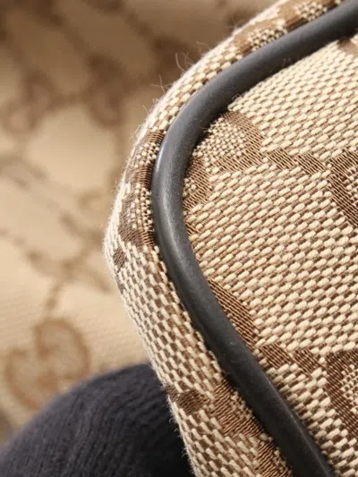 Pre-owned Gucci 2010s Gg Canvas Backpack In Neutral