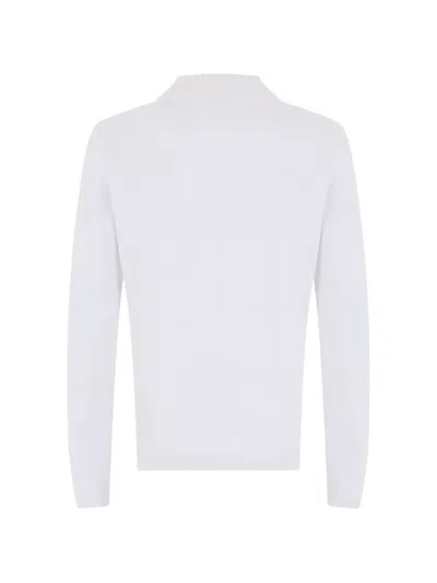 Fedeli Long-sleeve Sweater In White