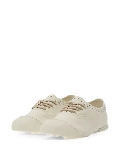 Vans Authentic Prima Stud-embellished Sneakers In Neutral