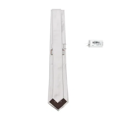 Canali Pointed Tie In White