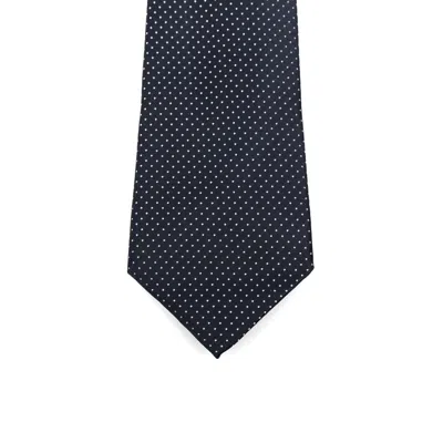 Canali Pointed Tie In Blue