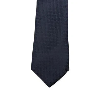 Canali Pointed Tie In Blue