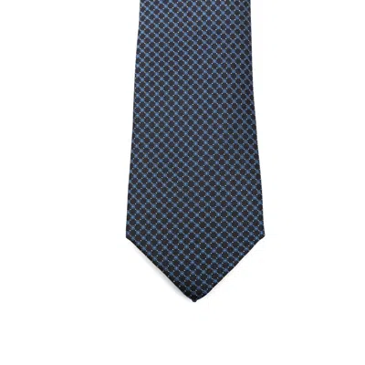 Canali Pointed Tie In Blue