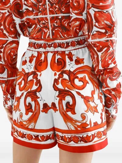 Dolce & Gabbana Drawstring Shorts In Multi