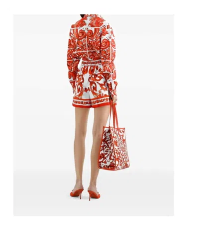 Dolce & Gabbana Drawstring Shorts In Multi