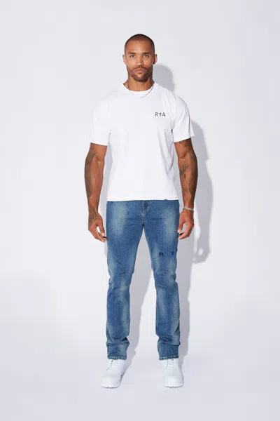 Rta Colin Oversize Logo Graphic T-shirt In White