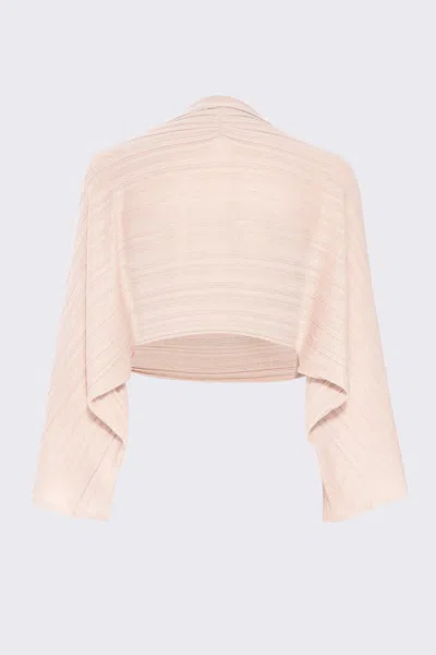 Rta Deep U Kimono Sweater In Neutral