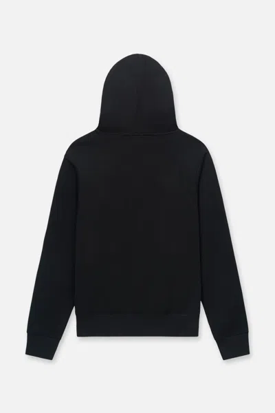 Rta Dion Oversize Black Circuit Logo Cotton Hoodie