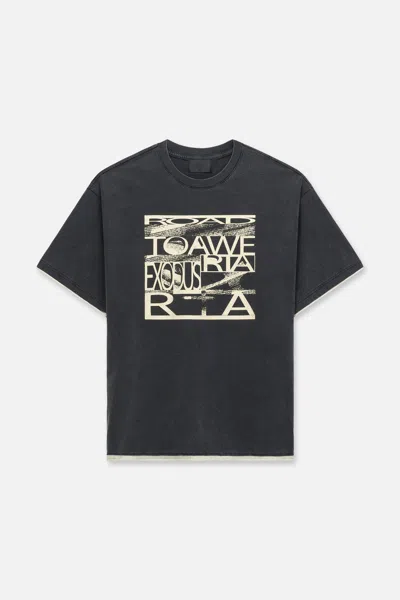 Rta Elian Double Layered Tee In Multi