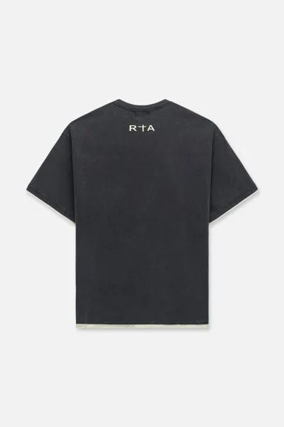 Rta Elian Double Layered Tee In Multi