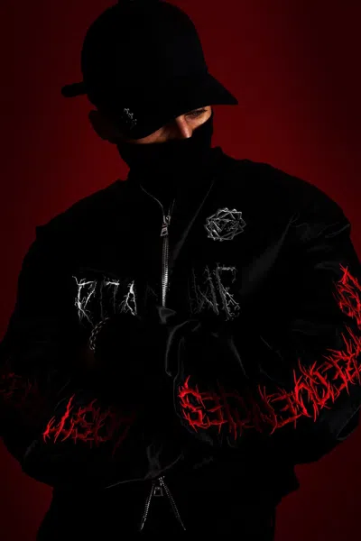 Rta Harvard Jacket In Black